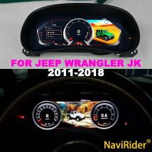 For Jeep Wrangler JK 2011 - 2018 LCD Instrument Cluster Digital Dashboard GPS Speedometer Virtual Cockpit Tachometer Odometer