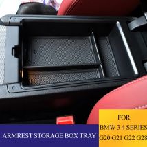 Für BMW 3er G20 G21 für 4er G22 G23 2021-23 Armlehne Aufbewahrungsbox Konsole Container Organizer Fach Innenzubehör