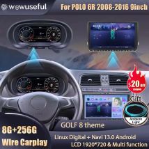 Wowuseful Cruscotto Digitale Cluster Per VW Polo 6R 08-16ys VENTO crossfox 15 Radio di Navigazione Lettore Android Mappa Paneel Cockpit