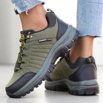 Anti-Rutsch-Wanderschuh für Damen, Retro-keilförmige Plattform, Outdoor-Sneaker, bequeme, atmungsaktive Camping-Wanderschuhe für Damen