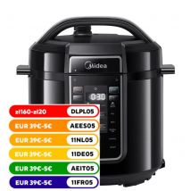 Midea Pentola a Pressione Elettrica 9-in-1, 12 Impostazioni istantanee Multicooker con Pentola