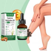 Natürliches Cyperus-Rotundusöl, Haarentfernungshemmer, glättend, feuchtigkeitsspendend, nach der Rasur, beruhigend, nährend, beruhigend, Körperpflege