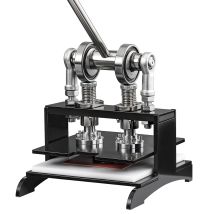Stanzmaschine, manuelle Stanzmaschine, Schneid- und Schneidemaschine, manuelle Stanzmaschine, kleines Lederschneiden