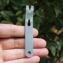 Mini-Taschenwerkzeug aus Edelstahl für Outdoor Survivor, kompaktes, multifunktionales Heimwerkerwerkzeug