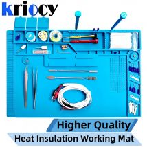 Silikonowa mata lutownicza ESD Antystatyczna izolacja cieplna Płyta główna Elektronika Naprawa telefonów Konserwacja Platforma robocza Pad