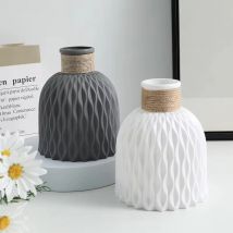 1/2Pcs Wasser Welligkeit Vase Seil Kunststoff Blumentopf Anordnung Moderne Nordic Stil Zu Hause Wohnzimmer Desktop Dekoration ornament