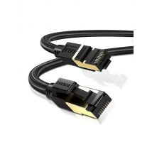 ZoeRax Cat8 Ethernet Cable 0.3-30M 40Gbps 2000MHz RJ45 CAT8 Network Nylon Braided Internet Lan Cord for Laptop PS 5/4 Router