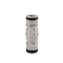 Ball-Lock-Verbindungsstück aus Edelstahl 304 für Ball-Lock-Kegs, Schnellkupplung zum Reinigen, Doppelendiges Ball-Lock-Keg-Verbindungsstück