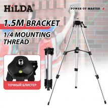 HILDA treppiede a livello Laser regolabile in altezza addensare treppiede in alluminio Base per treppiede per autolivellante