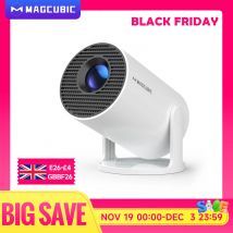Magcubic 4K Wifi6 Projector Android 14 290 ANSI Allwinner H726 Dual WIFI BT5.0 1280*720P Home Cinema Outdoor portable HY300 Pro