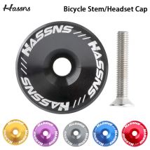 HASSNS Tappo di alimentazione per Mtb Tappo stelo Copri cuffia per bicicletta Copri tavolo per bici da strada di montagna Parte superiore della serie sterzo in lega di alluminio