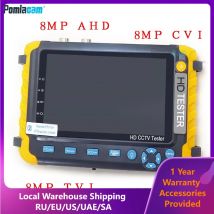 IV8W/IV8C CCTV tester monitor for 8MP AHD TVI CVI CVBS camera testing RS485 PTZ control  VGA HDMI input UTP Cable testing