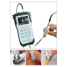 YUSHI 1/4" Diameter 6mm Ultrasonic Thickess Probe 15MHz /10MHz/5MHz Single Element Delay Line Transducer
