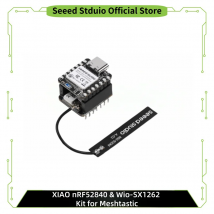 Zestaw XIAO nRF52840 i Wio-SX1262 dla Meshtastic, 868MHz, 915MHz, LoRa 862-930MHz, Mikrokontroler Bluetooth, Zintegrowana Antena
