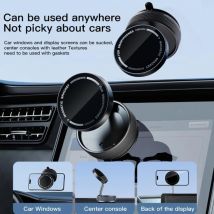 Vakuumsauger-Magnet-Telefonhalter mit 360-Grad-Drehung, magnetische, faltbare Freisprech-Telefonhalterung für Auto/glatte Oberfläche
