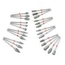 2,35mm Schaft Wolfram Stahl Hartmetall Bohrer Cutter Dreh Werkzeug Bohrer Doppel Diamant Cut Rotary Dental Polieren Werkzeuge