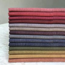 Japanischer garngefärbter Nähstoff, Basteln, Patchwork, Quiltmaterial, Zubehör, Applikation, handgefertigt, Nähen, Puppenstoff, 50 cm x 75 cm