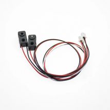 Infrared Tube Sensor Transmissive Correlation Photoelectric Switch Infrared Sensor with 2.54 Connector Detection Distance