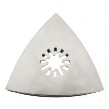 80x80x80mm Triangular Multitool Sanding Pad Durable Stainless Steel Polishing Disc Hook Loop Multi Tool for Oscillating Spindle