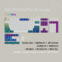 MOA Keycaps arabo tedesco brasile spagnolo francese coreano materiale PBT Dye-Sub Layout ISO/ANSI per tastiera meccanica
