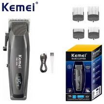 Kemei KM-1856 Elektrischer wiederaufladbarer bester Haarschneider, professioneller kabelloser Friseur-Haarschneider
