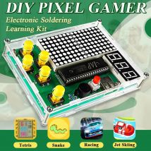 DIY Pixel Game Maker Kit Elektronik DIY Löten Projekt Praxis Solder Learning Assembly mit Shell