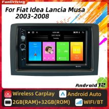 Carplay Stereo per Fiat Idea Lancia Musa 2003 -2008 2 Din Android Autoradio lettore multimediale unità principale Autoradio navigazione GPS