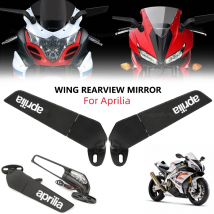 Motorrad Flügel Spiegel Für Aprilia GPR250R APR250 rs660 RS125 RS250 Einstellbare Dreh Rück Seite Spiegel MIT LOGO
