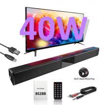 Rechargeable Wireless Bluetooth Speaker Home Theater Soundbar Powerful Sound Speakers with AUX/USB/RCA FM Radio Remote