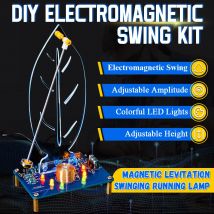 DIY Blatt Schaukel Magnetische Levitation Elektronische Kit 5V Netzteil Mit LED Flow Licht Wissenschaftliche Praxis Löten DIY Kits