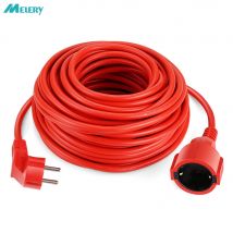 Cavo di prolunga per ciabatta 5/10/20m Cavo 16A Prese UE 4000w Schuko elettrico 1.0mm Rosso Prese per interni ed esterni Ingegneria