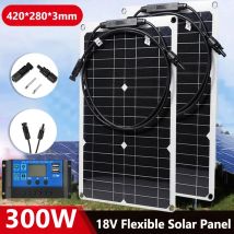 300w flexible Solar panel 18V Solarzelle mit 10a-100a Controller Power Bank für Outdoor-Camping Telefon Auto RV Yacht