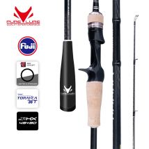 PURELURE FIAMMA Korkgriff Spinnrute Casting Combo High Carbon Universal Long Throwing Angelrute FUJI