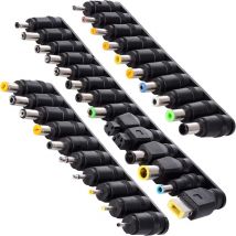 34pcs Universal Laptop Notebook Input DC Plug Set Jack Tips per e la maggior parte dei Laptop