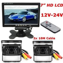 12-24V für RV LKW Bus Van Auto ir Rückfahr kamera Nachtsicht system 7 "Rückfahr monitor 10m av Kabel