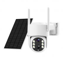 XVIM Solar Security Camera Wireless WiFi 5MP HD Solar Battery Power Camera Home Surveillance Protection Automatic Alarm Monitor