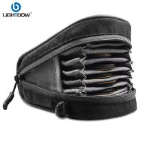 Lightdow Staubdichter Filterbeutel, Filterbeutel, Schultertasche mit Gürtel für Fotografie, leicht zu tragen für Objektivzubehör