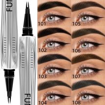 8 Farben 2 Gabel Microblading Augenbrauenstift Wasserdichtes Augen-Make-up für Frauen Geschenke Anti-Verschmierung Augenbrauenstift Natürliche Kosmetik