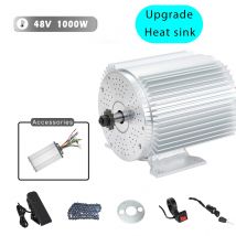 Elektrischer bürstenloser Gleichstrommotor-Kit 36 V 48 V 1000 W Upgrade-Motor mit Kühlkörper für Go Karts E-Bike Elektro-Motorrad-Roller
