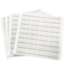 1400pcs 25x9mm FACTORY SEAL Brittle Paper Warranty Void Label Tamper Evident Removal Proof Security Sticker VFS