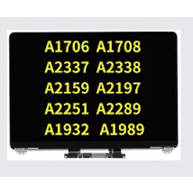 Ecrã LCD para MacBook Pro A1706 A1708 A1990 A1707 A2141 A1989 A2159 A2251 A2289 A1932 A2179 A2337 A2338 A1502 A1398 A1534 A1466
