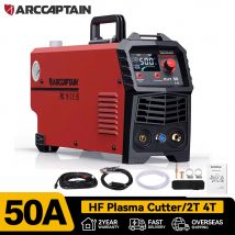 ARCCAPTAIN Macchina da taglio al plasma da 50 Amp HF Arco pilota Taglierina senza contatto IGBT Inverter Acciaio inossidabile Taglio massimo 20mm 2T/4T