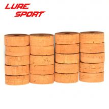 LureSport 20 pz Grado AA Anello di Sughero Anello di Sughero di Gomma 1 1/4 "x 1/2" x1/4' Asta di Costruzione di Componente di Riparazione Accessorio FAI DA TE
