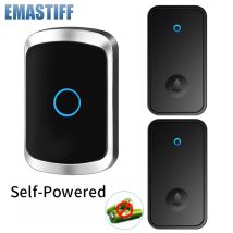 Campanello wireless impermeabile autoalimentato Smart Home senza batteria Campanello con suoneria Ricevitore remoto 150M