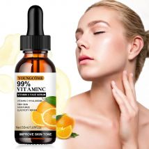 Vitamin C-Gesichtsessenz enthält Hyaluronsäure, Vitamin C, Entferner dunkler Flecken, feuchtigkeitsspendende Reparatur, Anti-Aging-Essenz für die Gesichtshaut