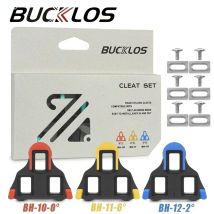 BUCKLOS Bicycle Pedal Cleat Set for SPD-SL BH10 BH11 BH12 Lock Pedal Cleats Ultralight Durable Road Bike Lock Pedal Bike Parts