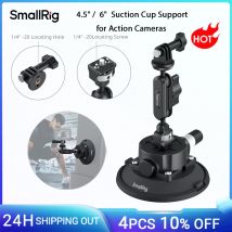 SmallRig 4.5/6" Suction Cup Support for Action Cameras with Ball-Head Magic Arm & Mount for Phone for DJI Osmo Action 5 Pro