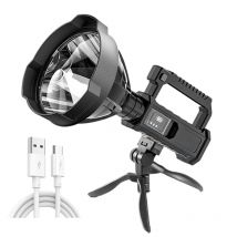 Torce a Led ad alta potenza ricaricabili proiettore a distanza di illuminazione Ultra lunga XHP70 potenti torce a lanterna