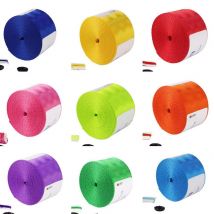 Bunter Sicherheitsgurt Racing Gurtband Rucksackgürtel Polyester 3,6 m verdickter modischer Sicherheitsgurt für die Automobil-Umrüstung