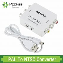 Convertitore di sistema TV bidirezionale Mini PAL NTSC Switcher da PAL a NTSC Convertitori di connessione composita TV bidirezionale da NTSC a PAL
